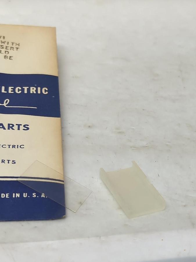 GENERAL ELECTRIC,CR103DN1W1,LENS CAP WITH LEGEND INSERT WHITE NOS