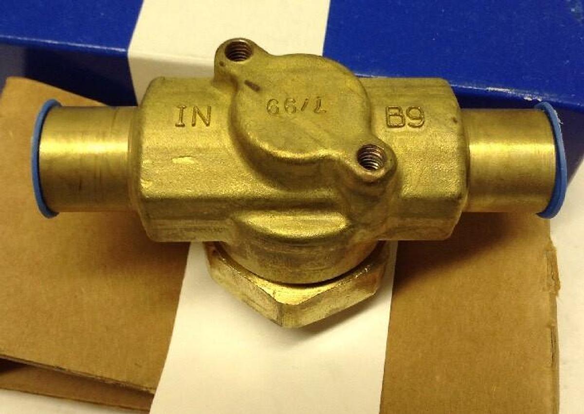 Sporlan,B9S2,Solenoid Valve 1/2 IN ODF or 5/9 IN ODM Solder Connections