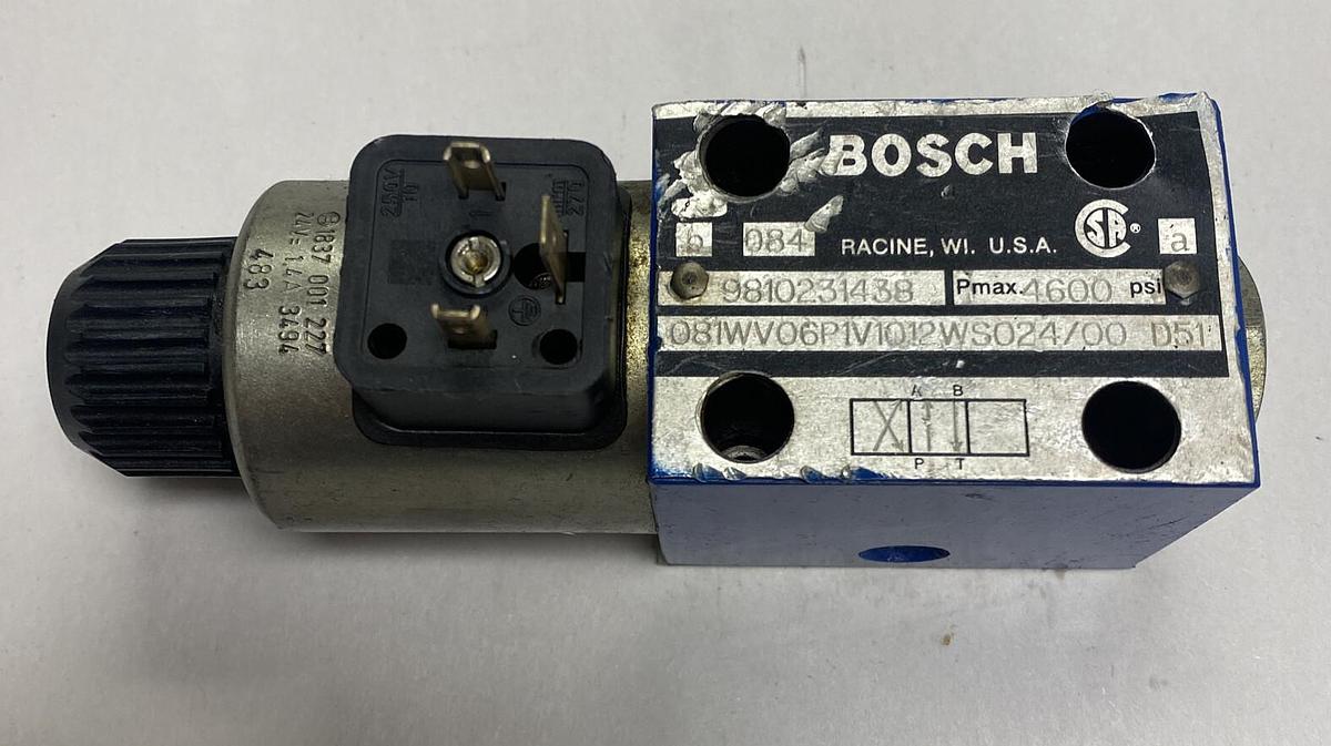 Used Bosch,981023148/081WV06P1V1012WS024/00 D5I,Directional Control Valve