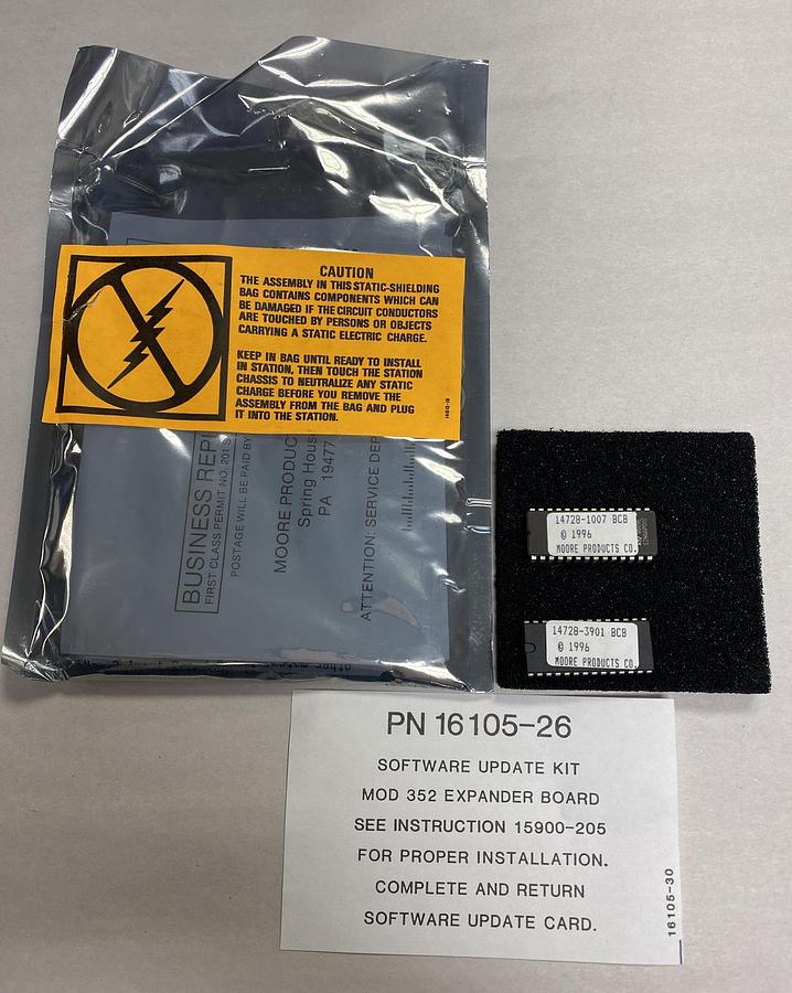 MOORE,16105-26,SOFTWARE UPDATE KIT MOD-352 NOS