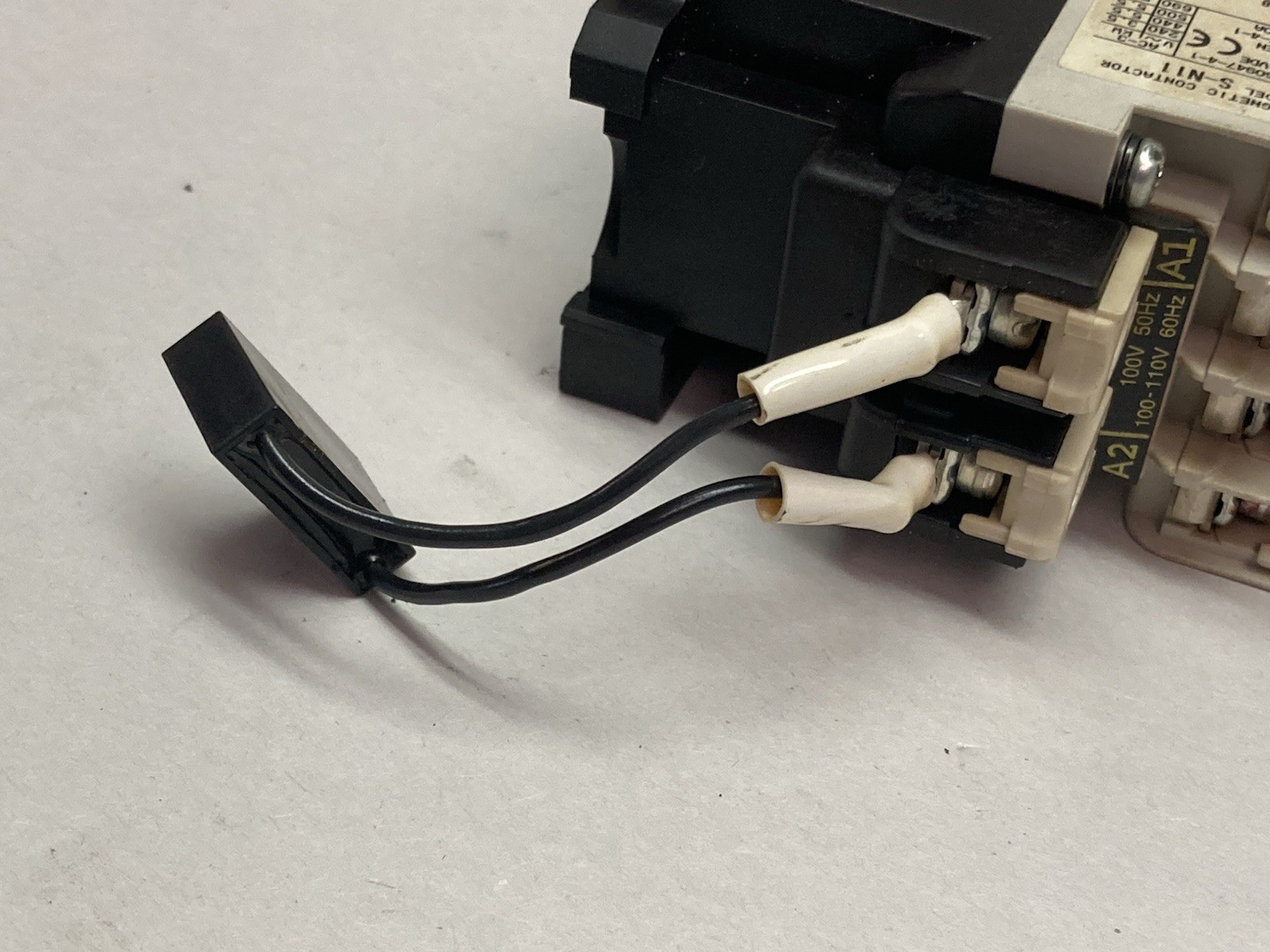 Used Mitsubishi,S-N11,Magnetic Contactor 20A w/ UN-AX2 Relay