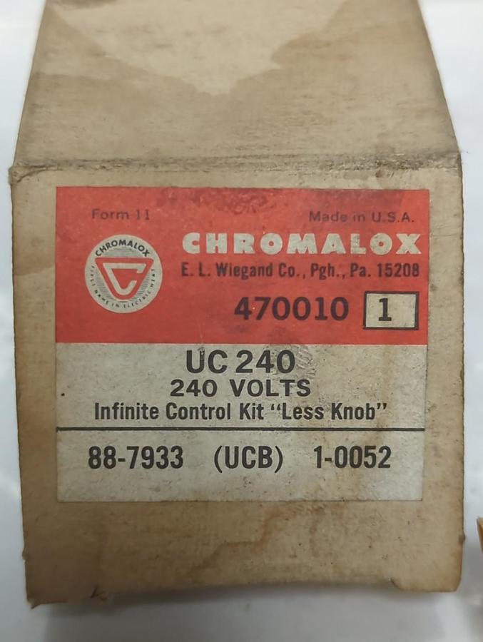 CHROMALOX,UC240,INFINITE CONTROL KIT WITHOUT KNOB NOS