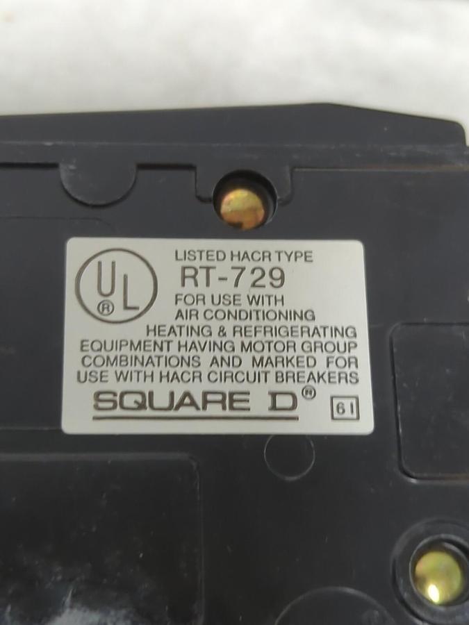 SQUARE D,QOB220,CIRCUIT BREAKERS 20 AMP 2-POLE 120/250V 50/60 HZ PACK OF 5 NEW
