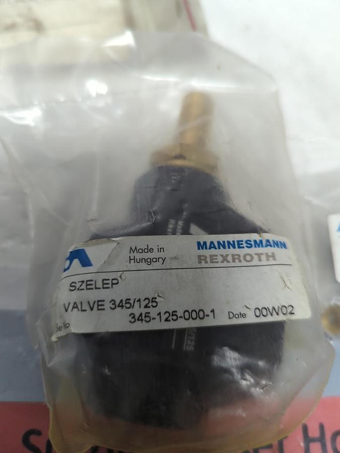 MANNESMANN REXROTH,345-125-00-1,CHECK VALVE WITH KNB 345/125 SZELEP NOS
