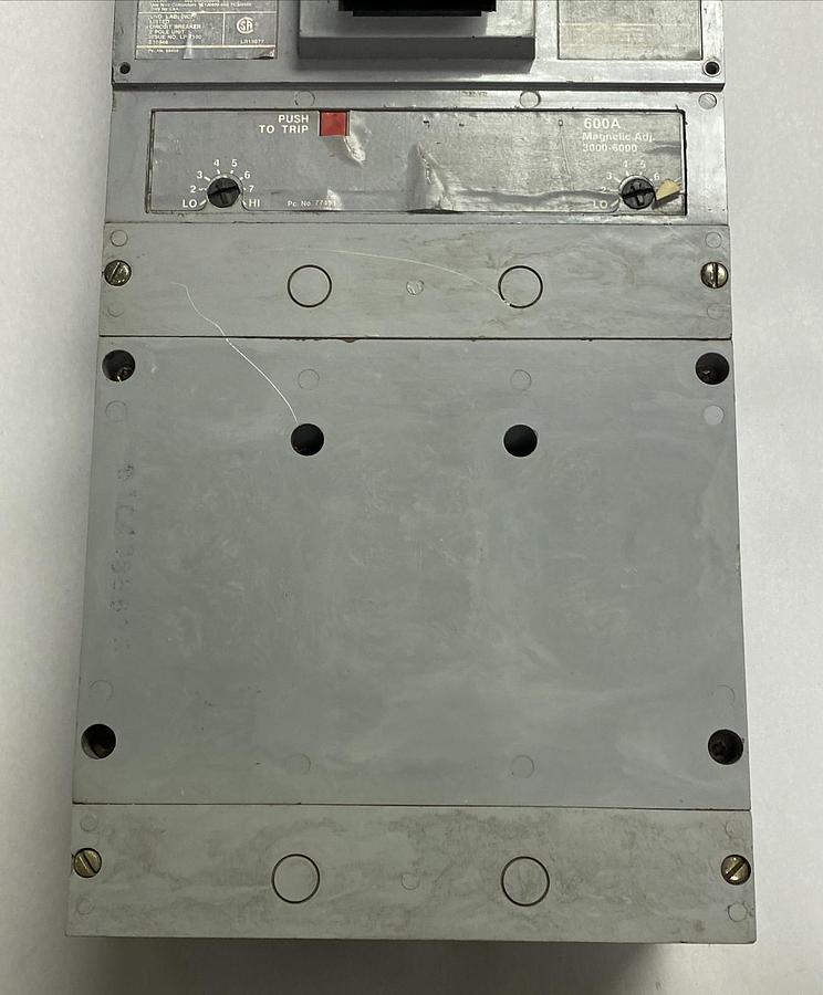 Used ITE SIEMENS,CLD62B600,CIRCUIT BREAKER 600A 600V