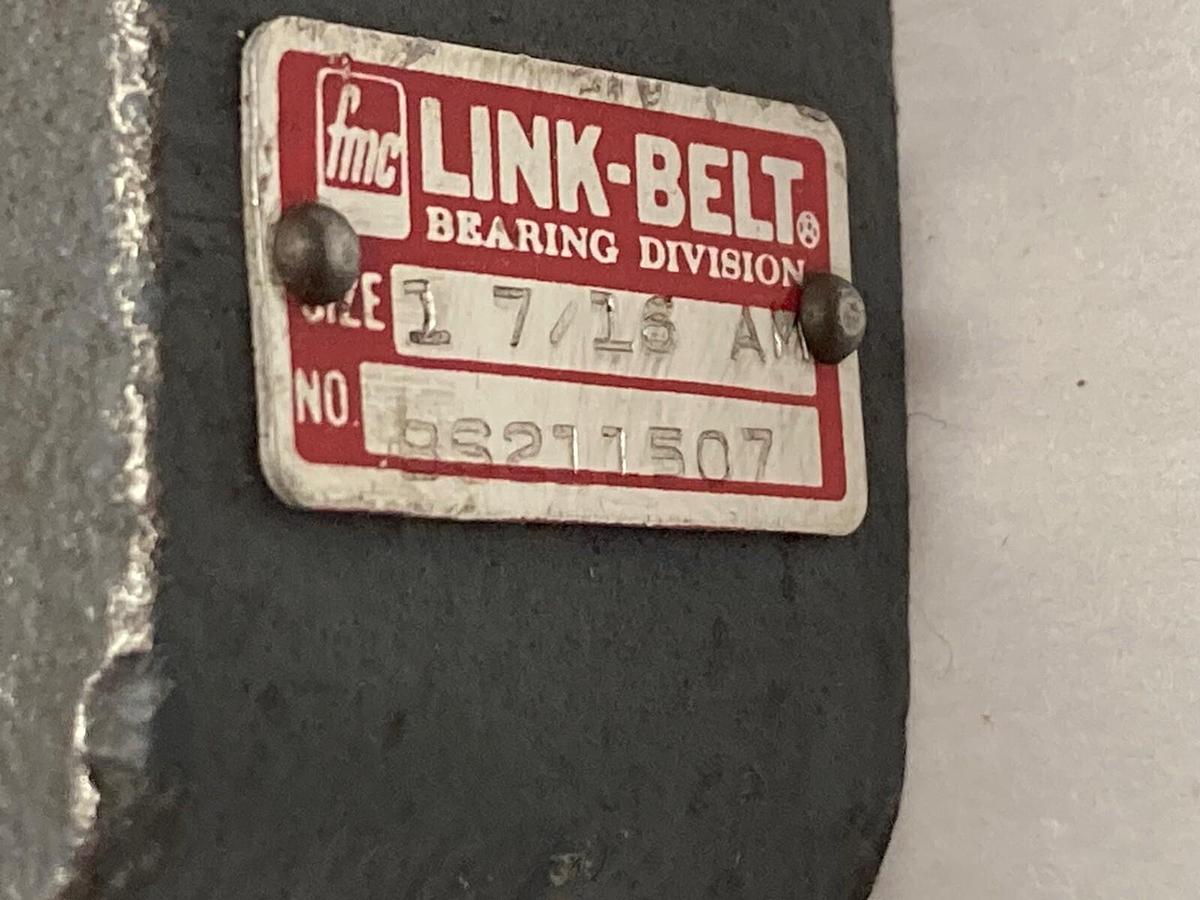 Used Link-Belt,BS211507,Pillow Block Bearing 1 7/16 AM