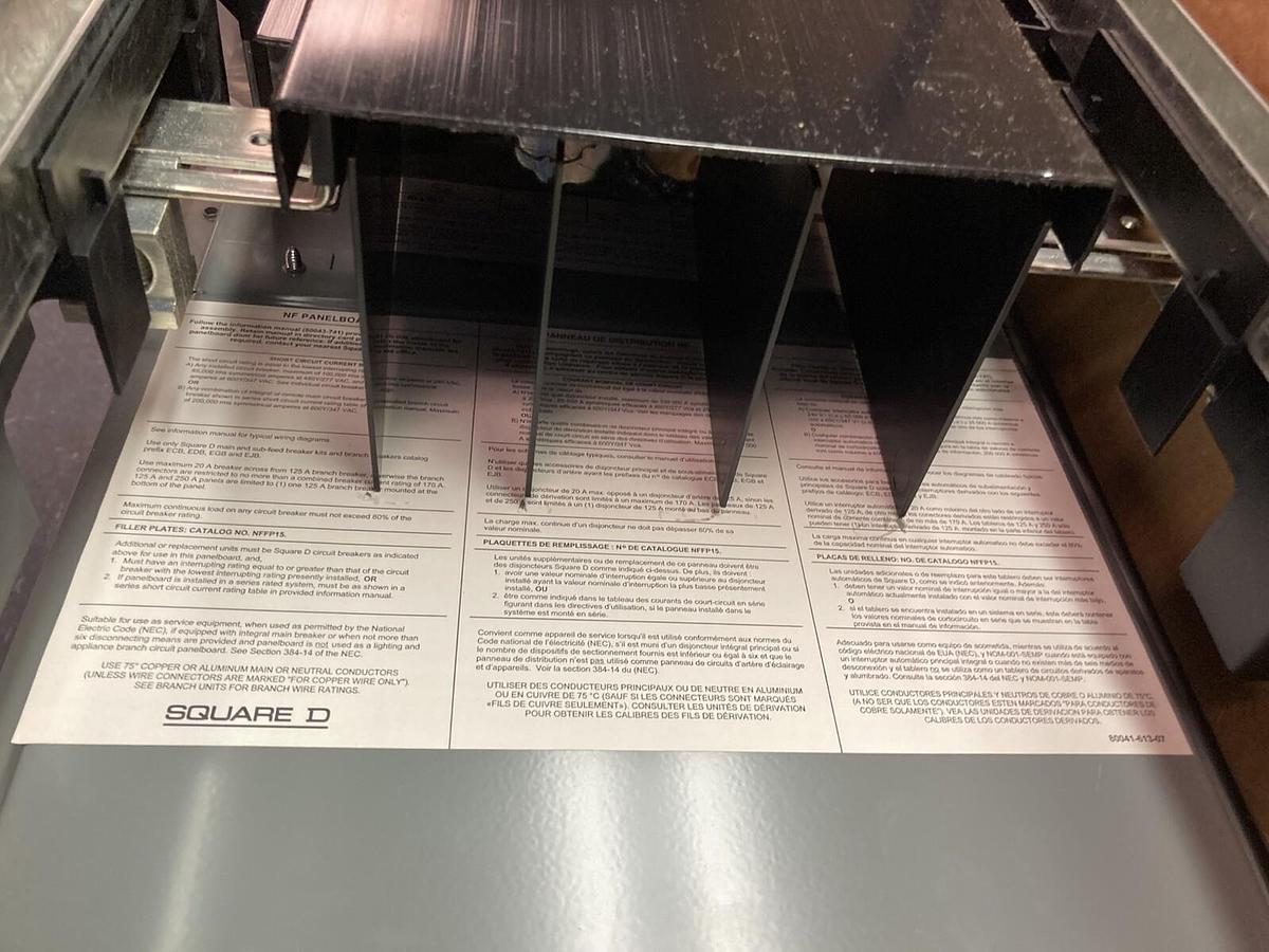 Square D,NF430L2,Panelboard Interior 250A Ser E1