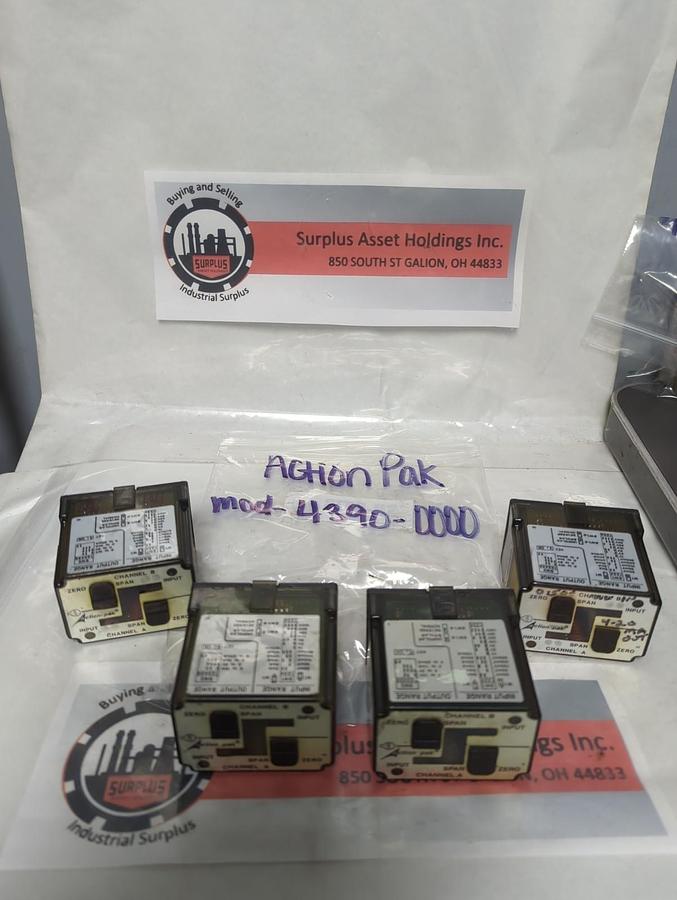 Used ACTION PAK,4390-001,RELAY LOT OF 4 PRE-OWNED