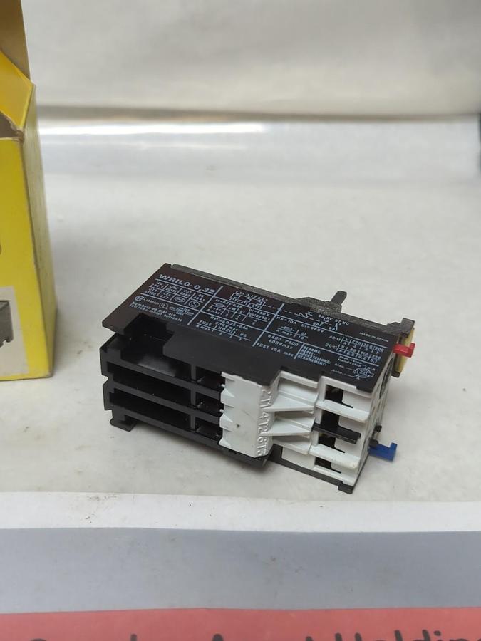 WARD LEONARD,WRIL 0-0,32,OVERLOAD RELAY .25 TO .4A NOS