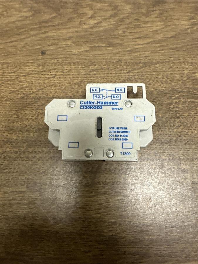 Used Cutler Hammer,C320KGD2,Auxilliary Contact
