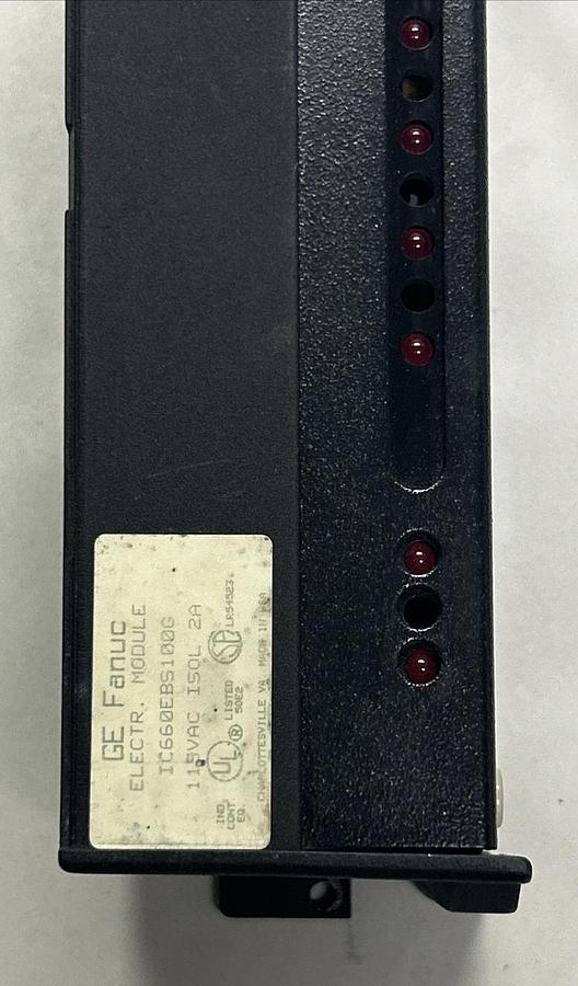 Used GE FANUC,IC660EBS100/IC660EBS100G,GENIUS BLOCK I/O MODULE