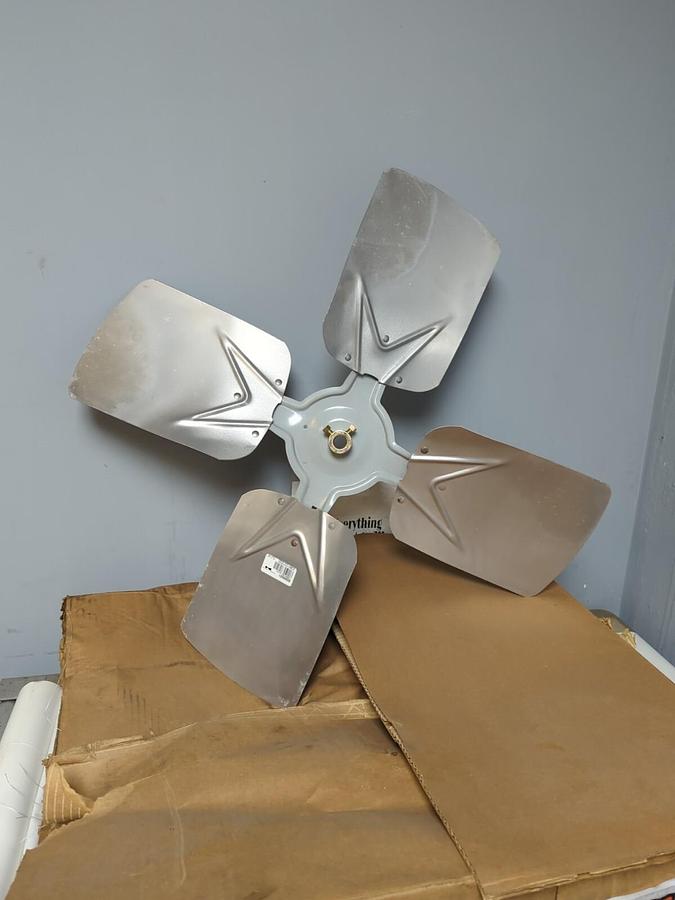 SERVICE FIRST,FAN02215,4-BLADE ALUMINUM FAN 28 IN DIA 29 DEG PITCH CW 5/8IN BORE