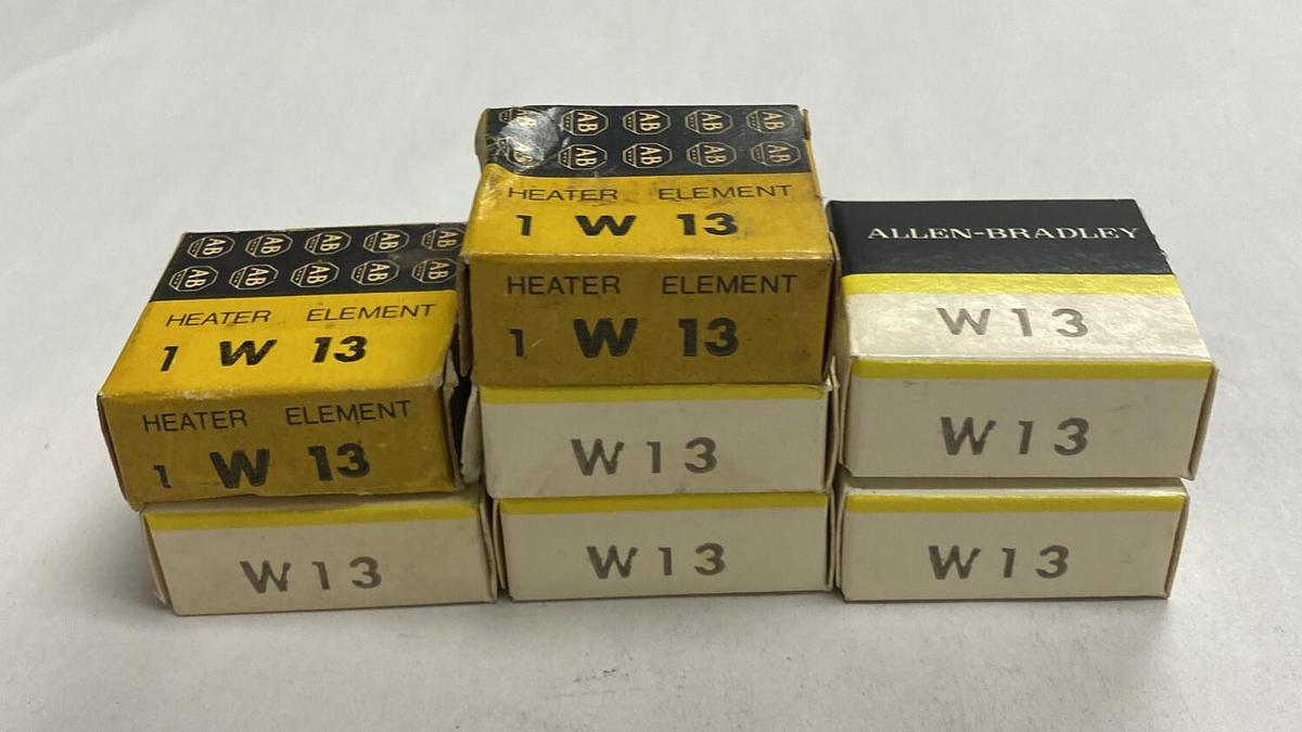 Allen-Bradley,W13,Heater Lot Of 7 New