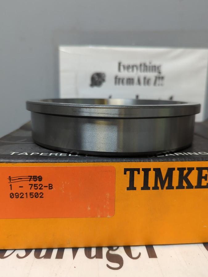 TIMKEN,752B,ROLLER BEARING CUP NOS