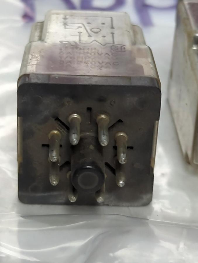 Used P&B,KRPA5DY,PLUG IN RELAY 8-PIN LOT OF 4 PRE-OWNED