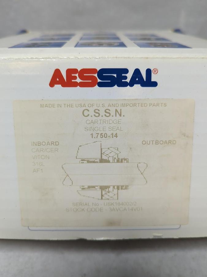 AESSEAL,3AVCA14V01,C.S.S.N. CARTRIDGE SINGLE SEAL 1.750-14 NOS