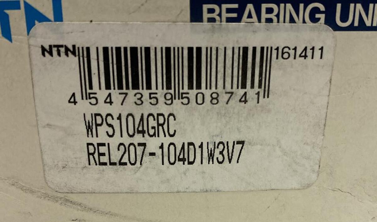 Used NTN,WPS104GRC,Bearing New Lot of 4 NOS