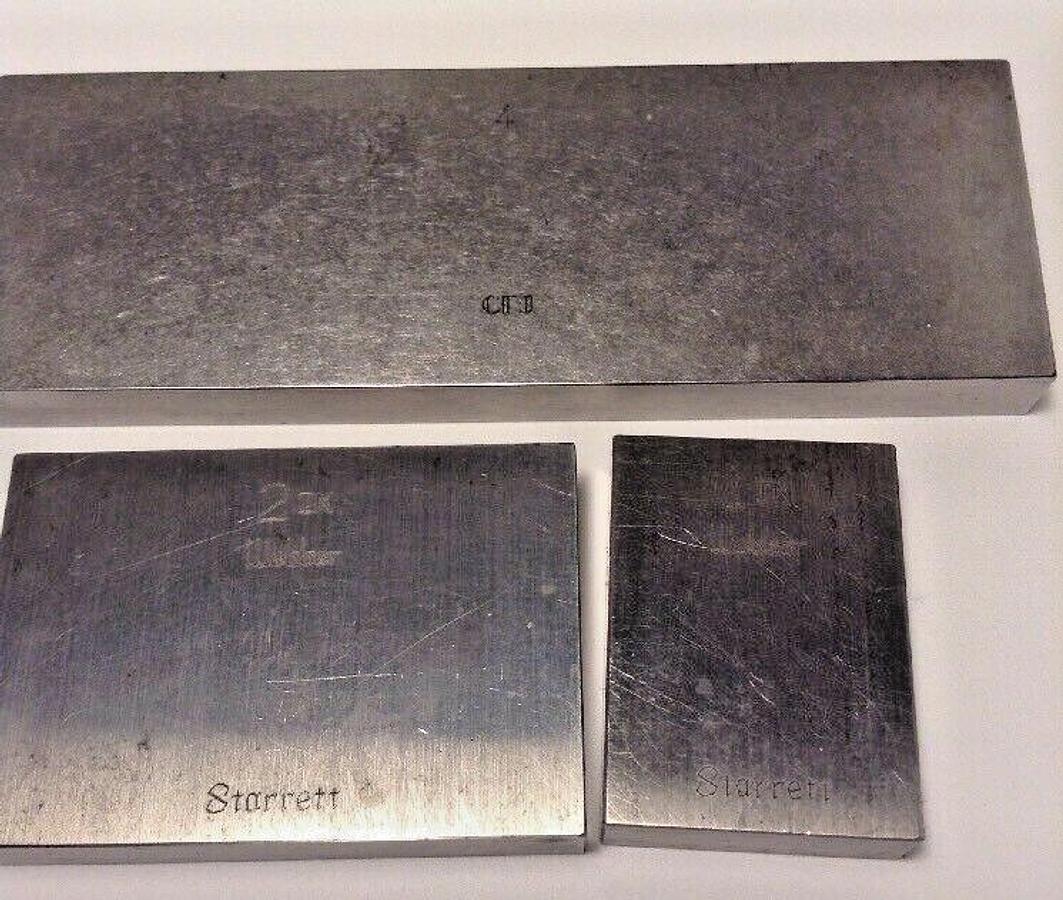Used Starrett,NA,Gauging Blocks Set