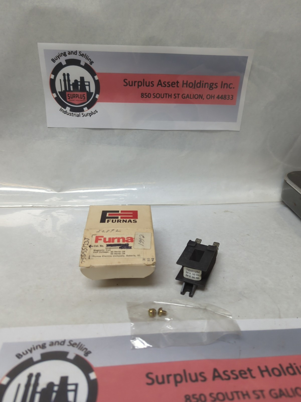 FURNAS,75D55123J,MAGNETIC COIL 24V 50HZ 24V 60HZ NOS
