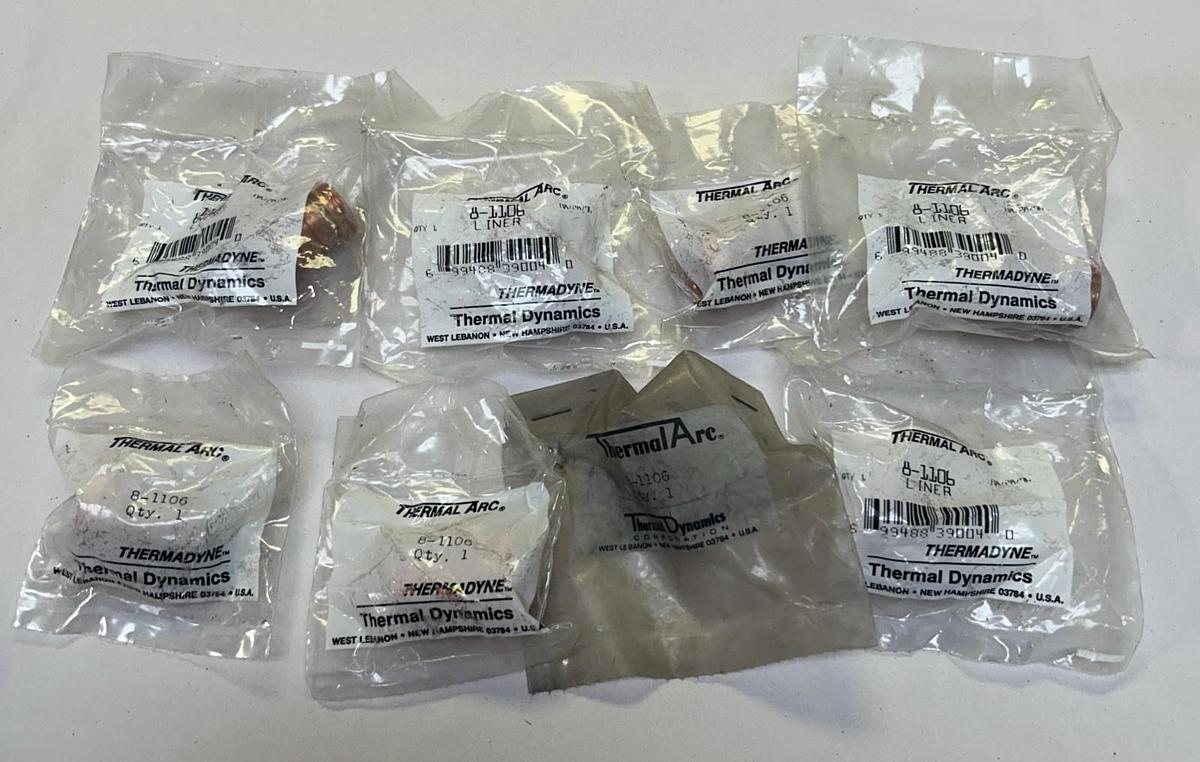 THERMAL DYNAMICS,8-1106,LINER LOT OF 8 NEW