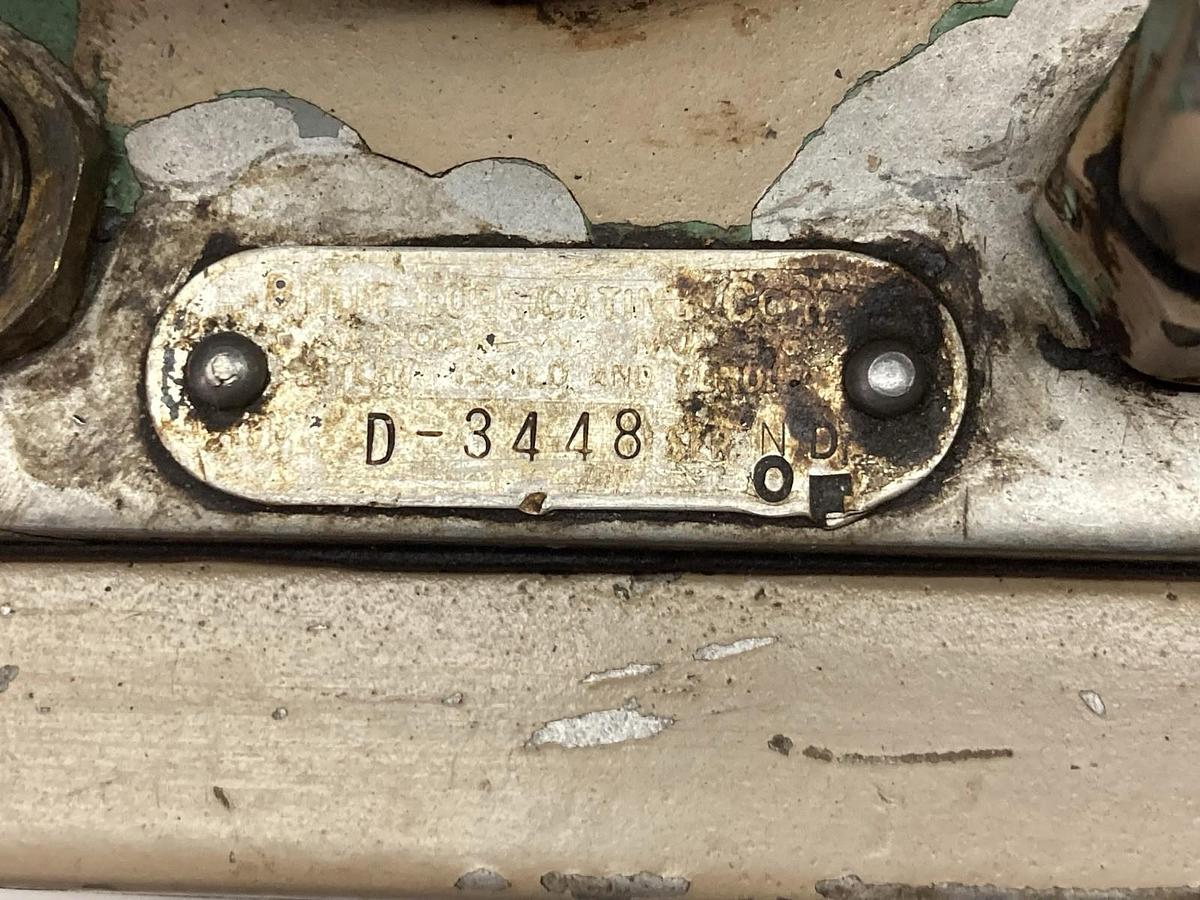 Used Bijur,D-3448,Lubricating System