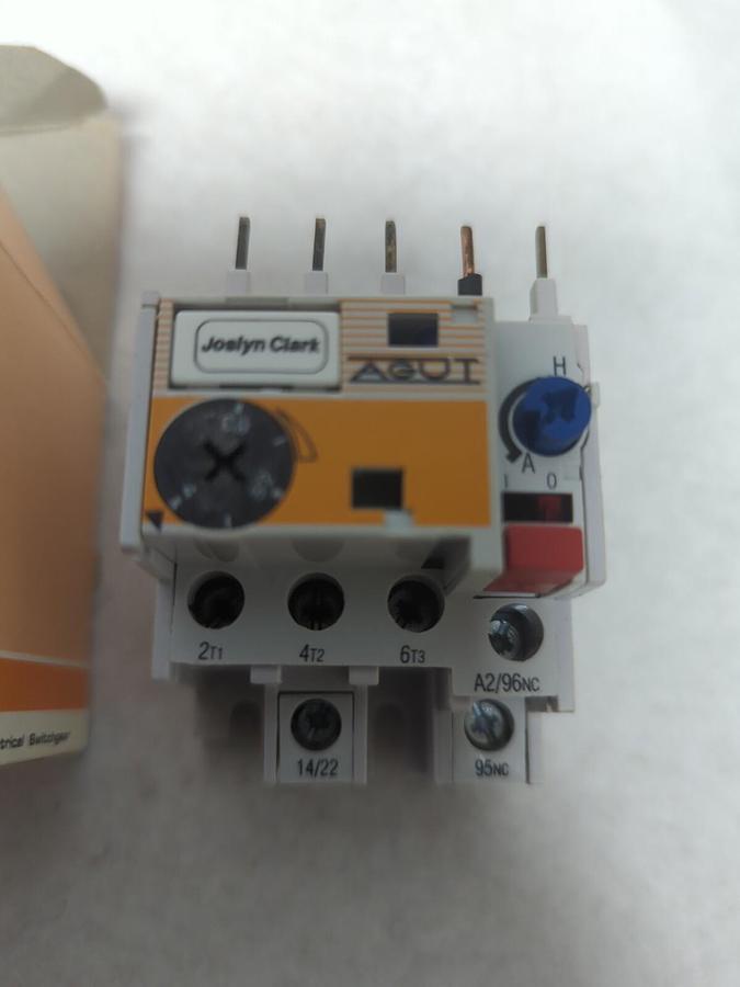 JOSLYN CLARK,MT03L,OVERLOAD RELAY AGUT 4-6.3A 660V NOS