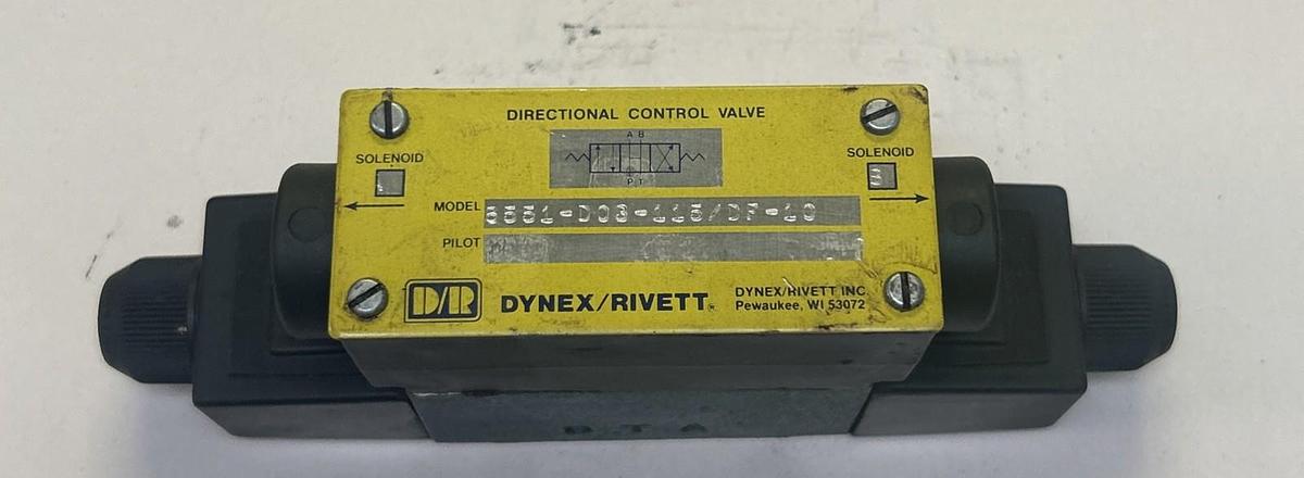 Used DYNEX / RIVETT,6551-D03-115/DF-10,DIRECTIONAL CONTROL VALVE