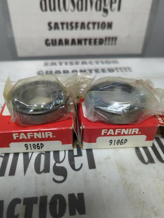 FAFNIR,9106P,SINGLE ROW BALL BEARING 30MM BORE LOT OF 2 NOS