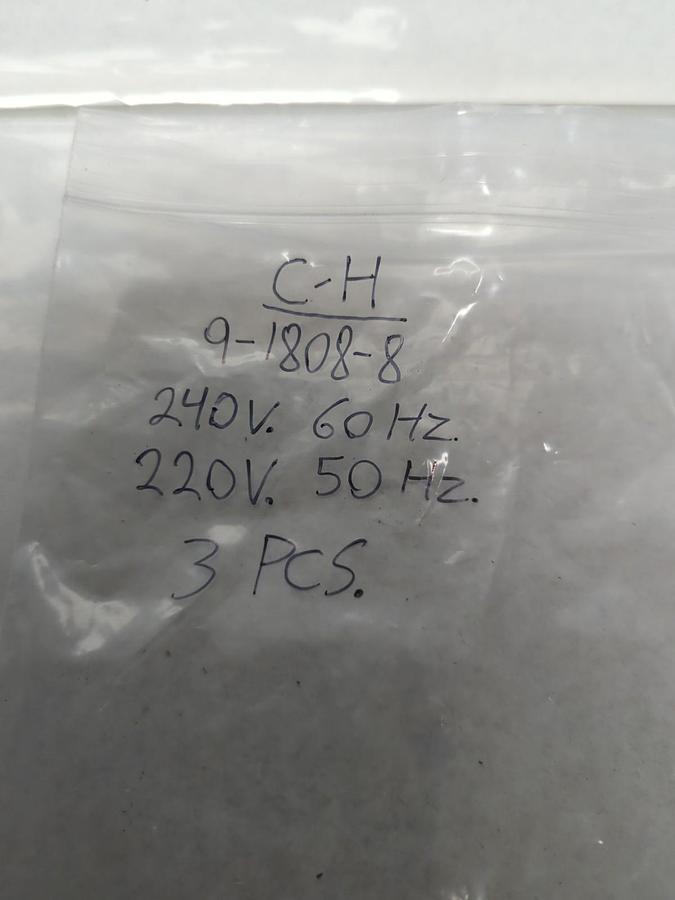 Used CUTLER-HAMMER,9-1808-8,COIL 240V 60HZ 220V 50HZ LOT OF 3 PRE-OWNED