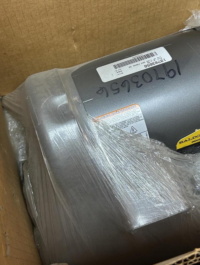 BALDOR,M3539,MOTOR 1/2HP 1140 RPM 230/460V 3PH 56 FRAME NEW