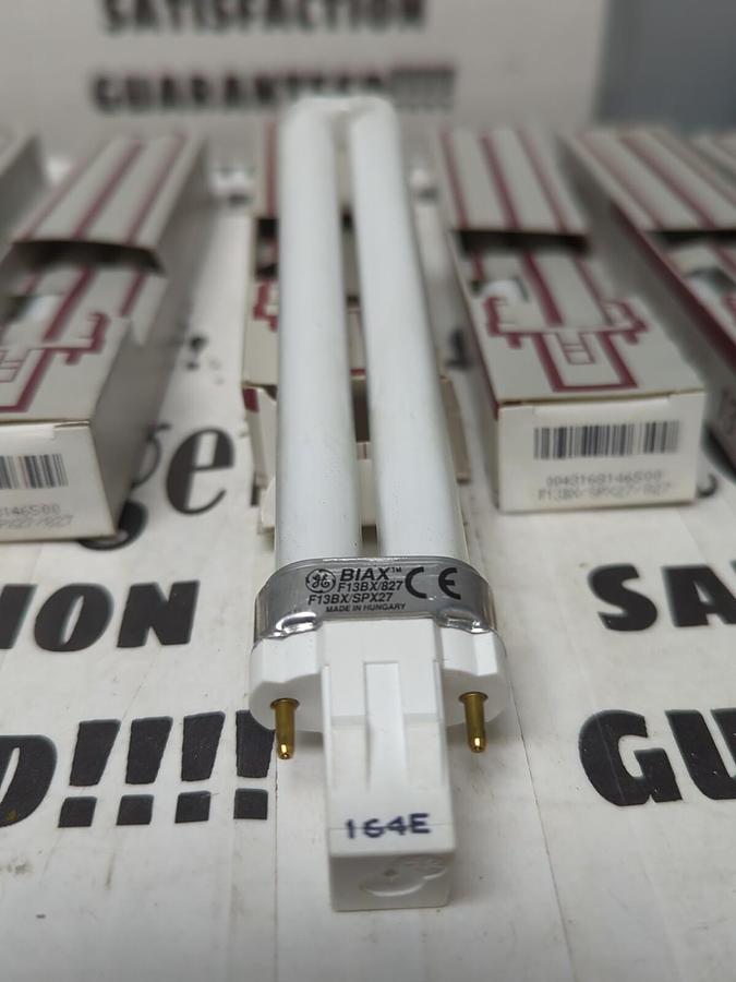 G.E. BIAX,F13BX/SPX27,COMPACT FLOURESCENT LAMPS LOT OF 7 NOS