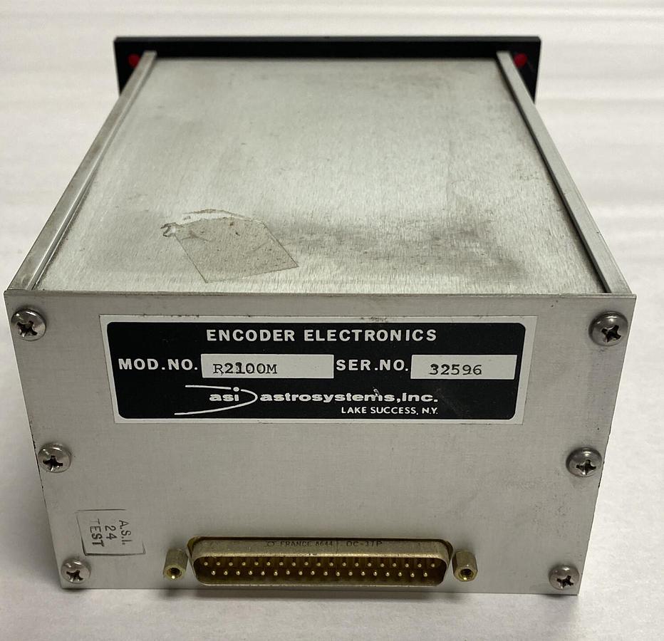 ASI Astrosystems Inc,Model R2100M,Encoder Electronics NOS