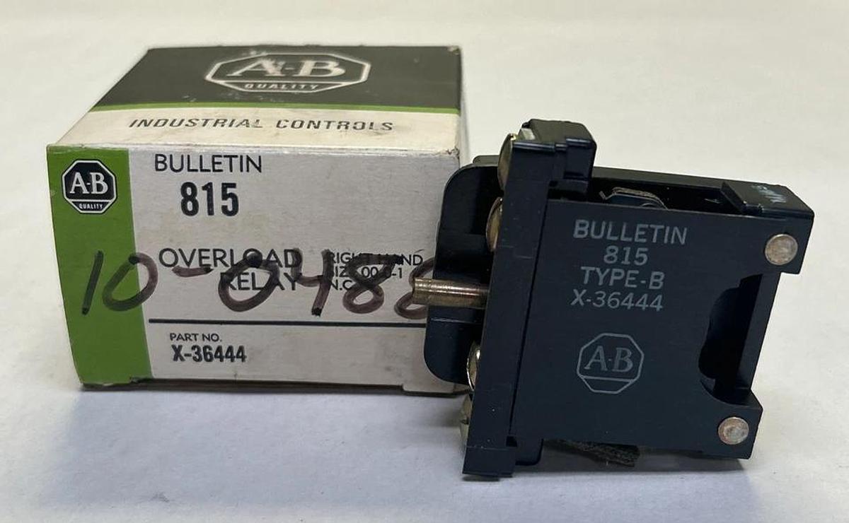ALLEN BRADLEY,X-36444,OVERLOAD RELAY NOS