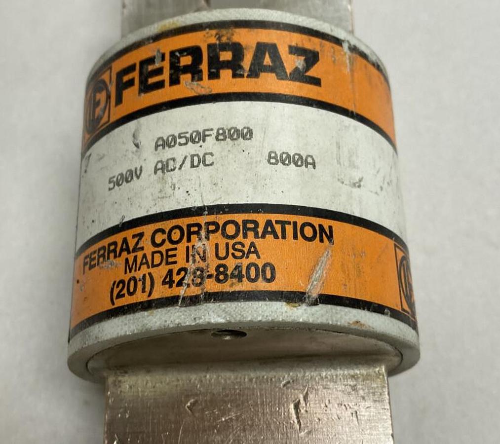 Ferraz,A050F800,Fuse 500V 800A NOS