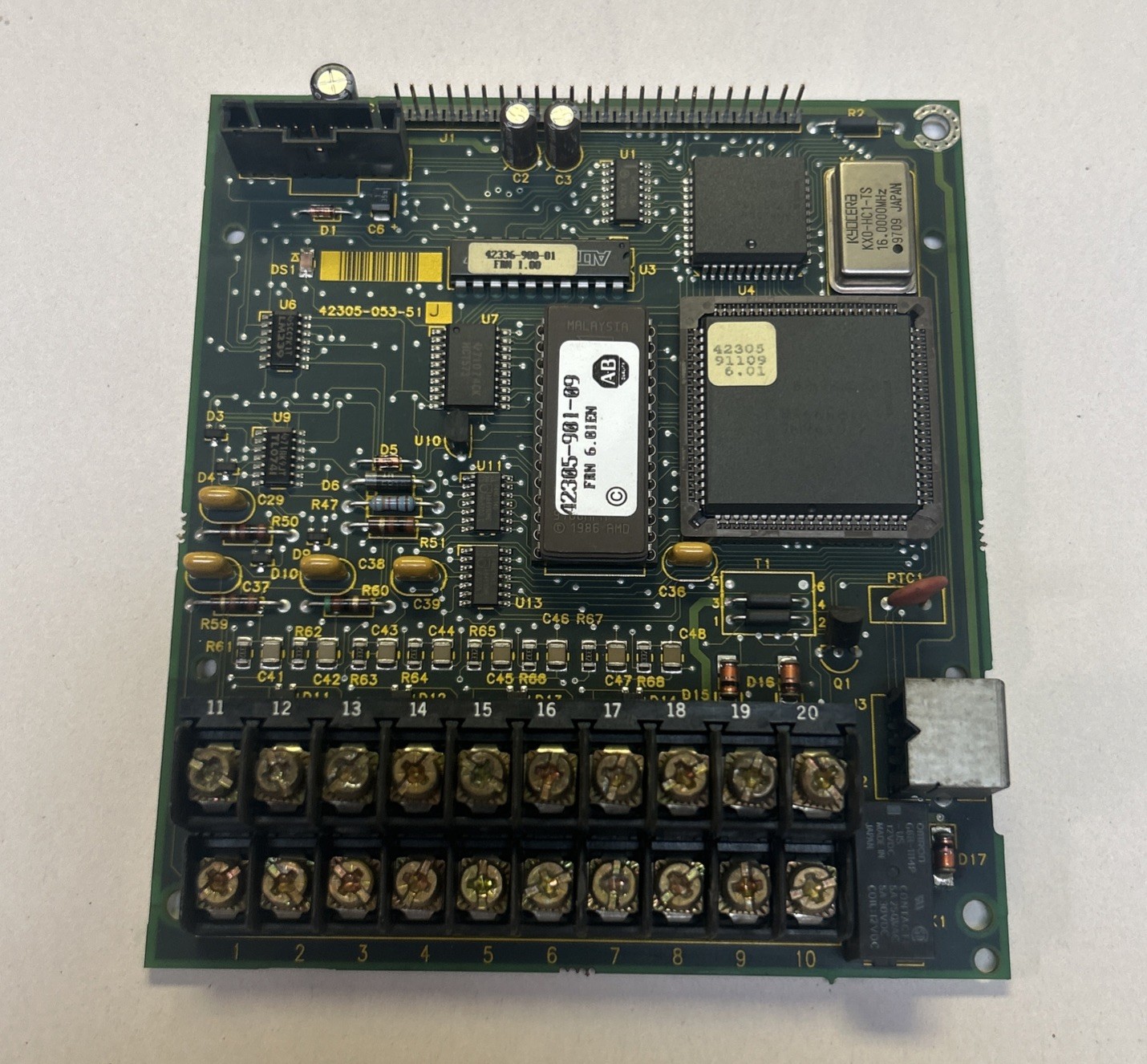 Used ALLEN BRADLEY,42305-053-51,DRIVE CONTROL BOARD