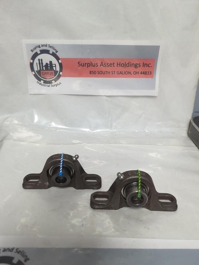 Used FAFNIR,1010,PILLOW BLOCK BEARING LOT OF 2 PRE-OWNED