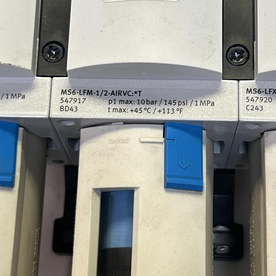 Used FESTO,MS6-LFM-1/2-BIRVC,FILTER REGULATOR