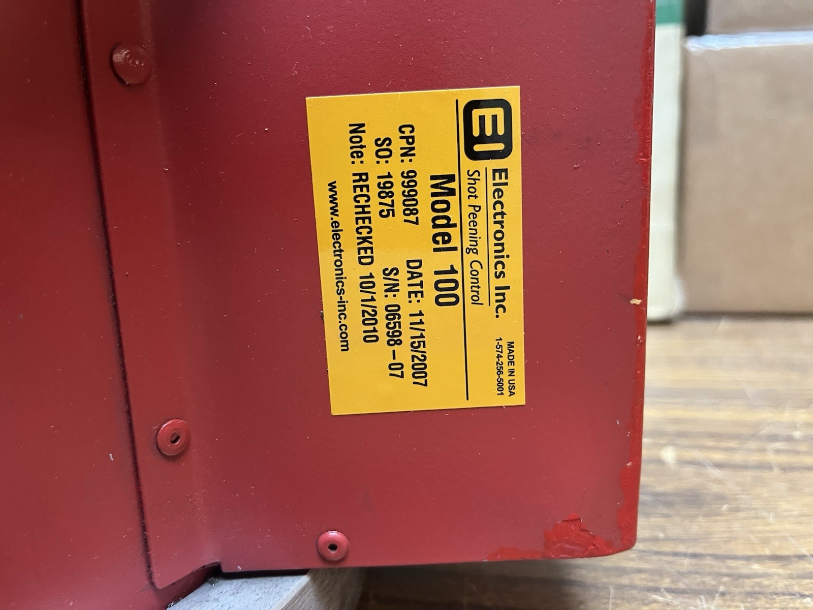 Used EI ELECTRICS,100,MAGNAVALVE MODEL 100