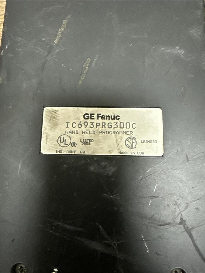 Used GE Fanuc,IC693PRG300C,Series 90/30 Hand Held PLC Programmer