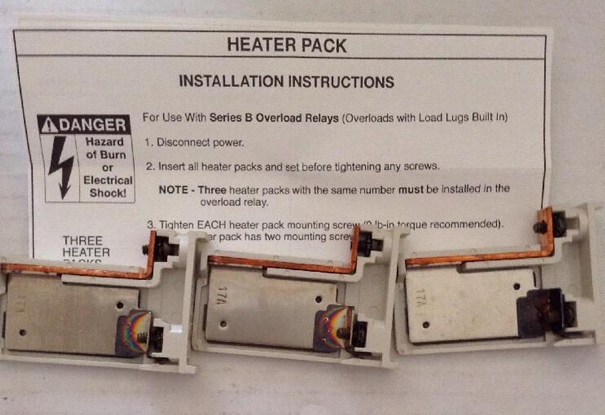 Cutler-Hammer,H2017B-3,Heater Pack