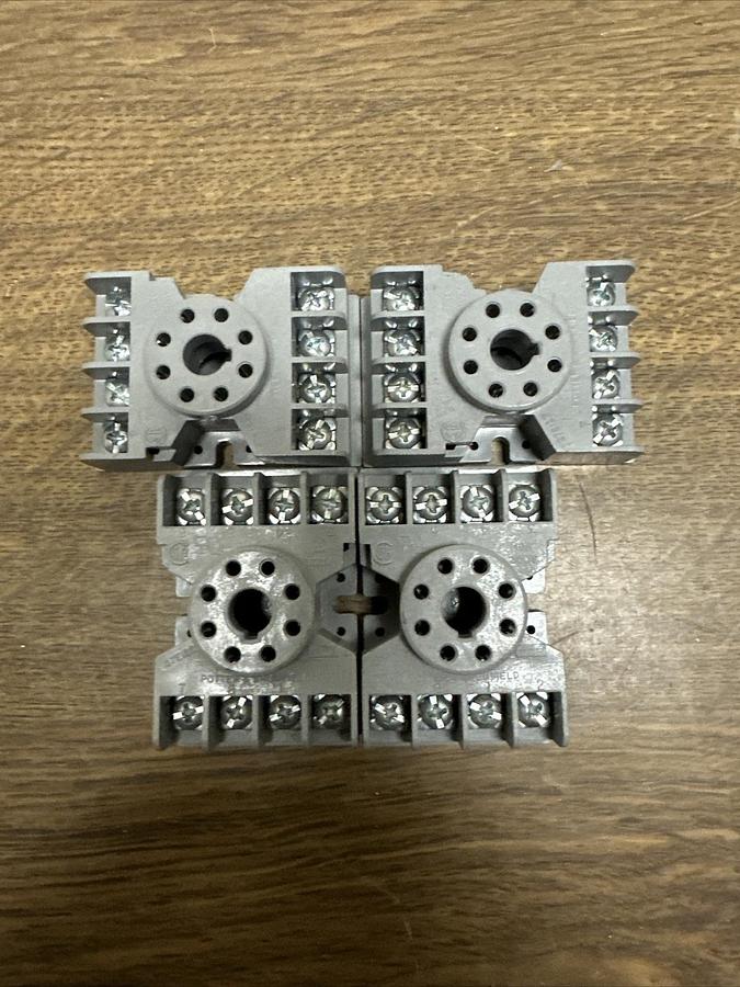 Potter&Brumfield,27E122,Relay Socket Base LOT of 4