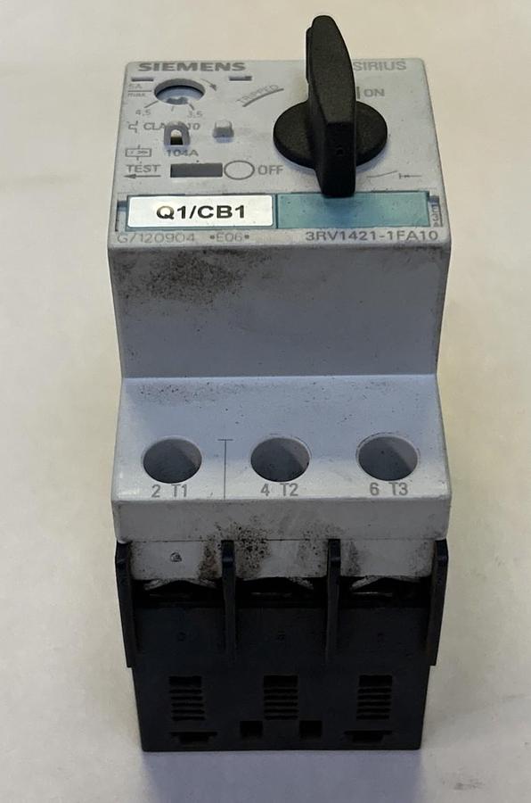 Used SIEMENS,3RV1421-1FA10,MOTOR STARTER