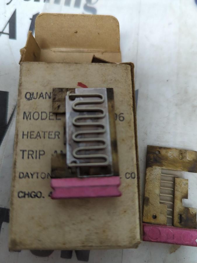 DAYTON ELECTRIC,5X096,HEATER COIL TRIP AMP 5.5 LOT OF 8 NOS