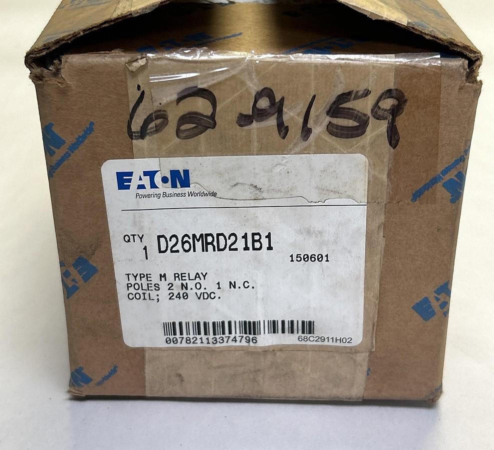 Eaton,D26MRD21B1,Type M Relay NEW
