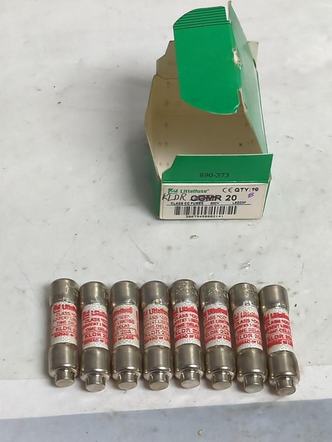 LITTELFUSE,KLDR20,FAST ACTING 20 AMP FUSES BOX OF 8 NOS