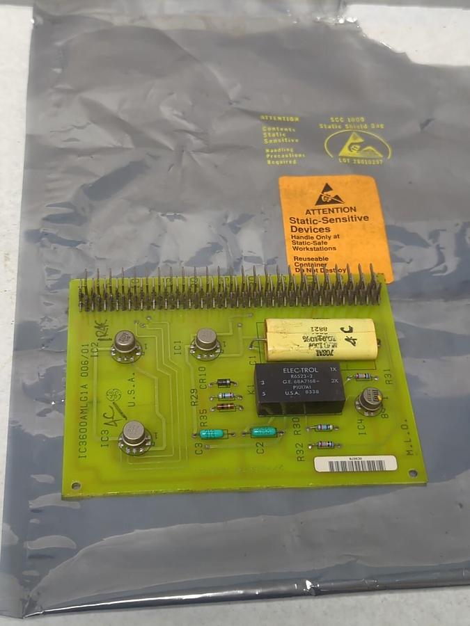 GE FANUC,IC3600AMLG1A 006/01,MULTIPLIER ANALOG DIVIDER PLC CARD NOS