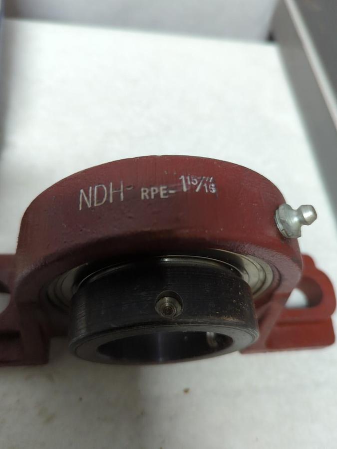 NDH DELCO,RPE 1-15/16,PILLOW BLOCK BEARING 1-15/16 INCH BORE NOS