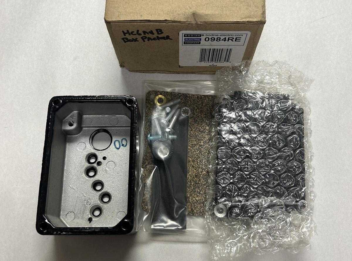 Used BODINE ELECTRIC,0984RE,TERMINAL BOX KIT NEW