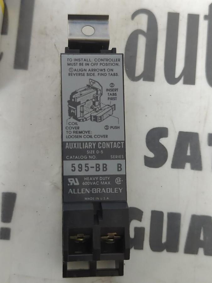 ALLEN BRADLEY,595-BB,SERIES-B CONTACT BLOCK NEMA SIZE 0-5 NEW IN BOX