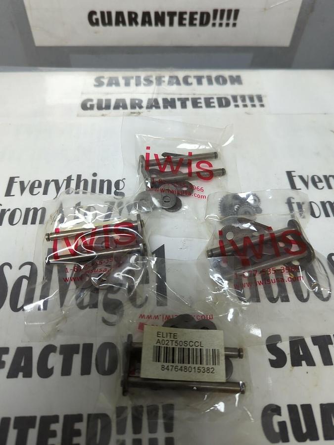 Used IWIS ELITE,A02T50SCCL,CONNECTING CHAIN LINK LOT OF 4 NOS